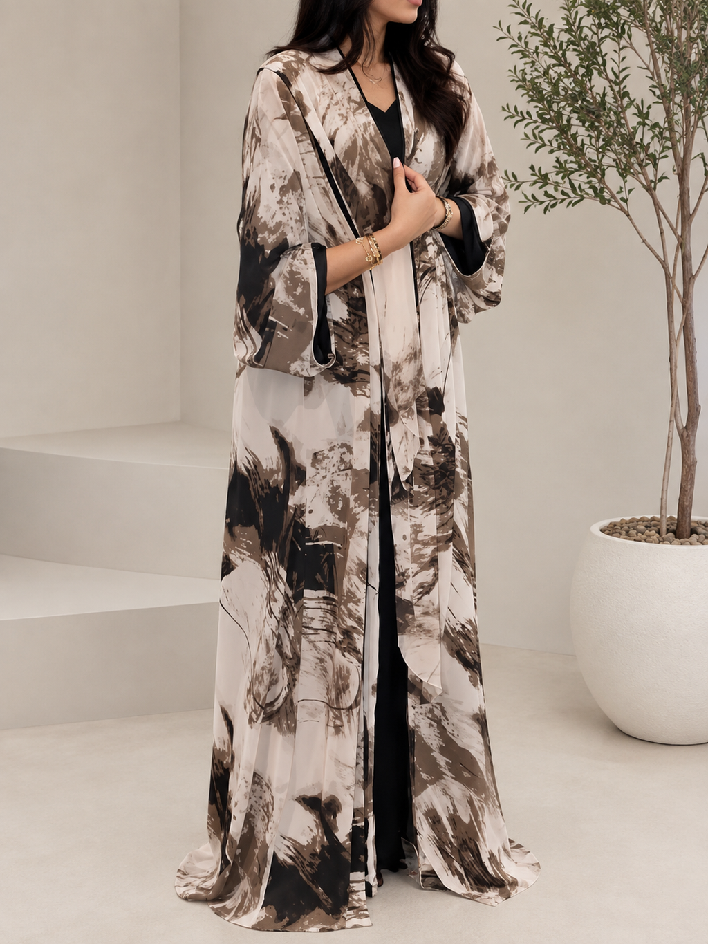 Moonflower Abaya