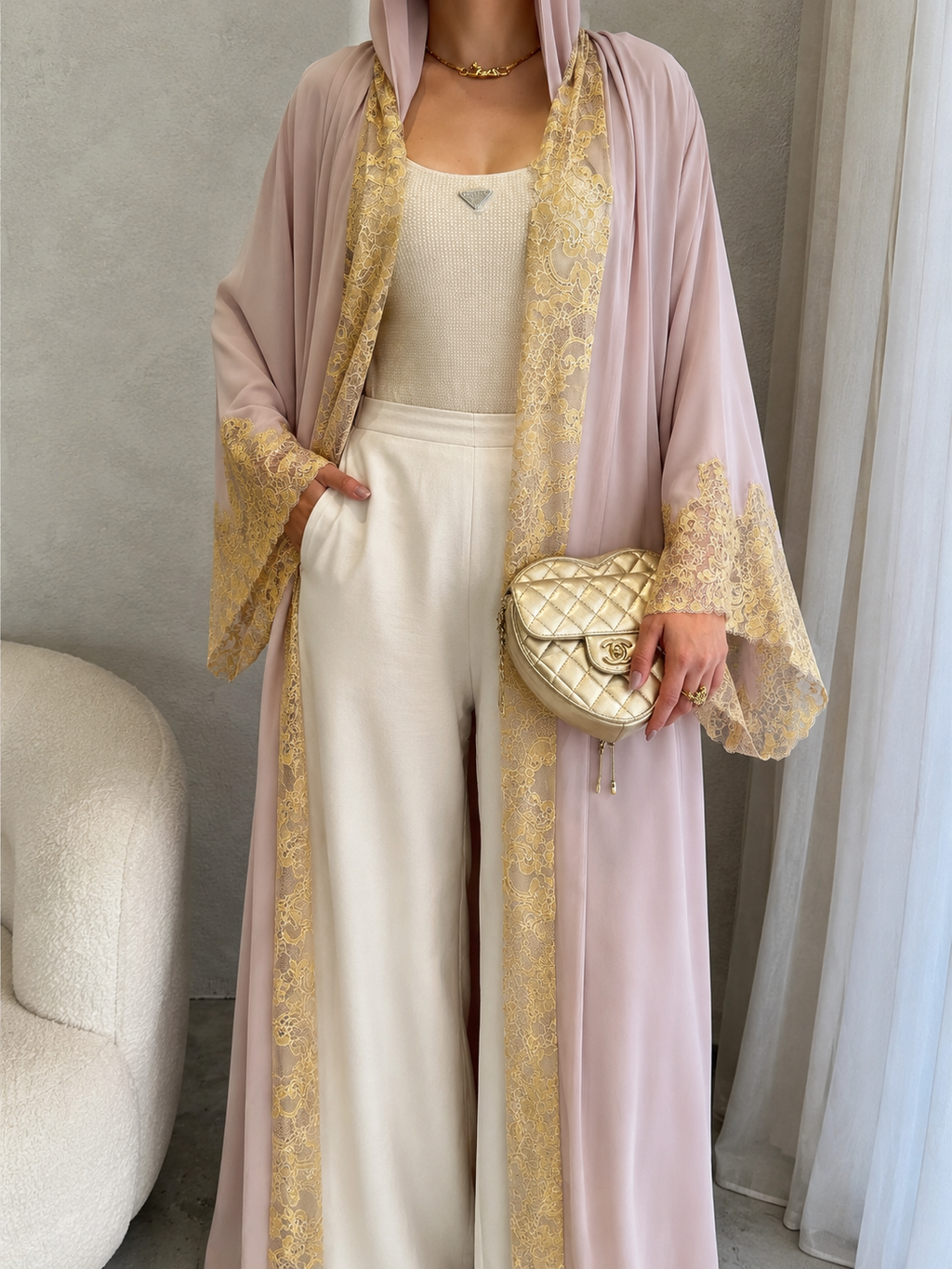 Bloom & Lace Abaya