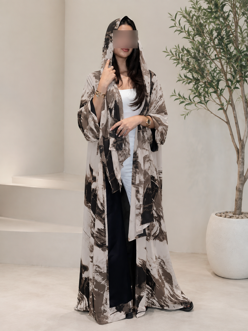 Moonflower Abaya