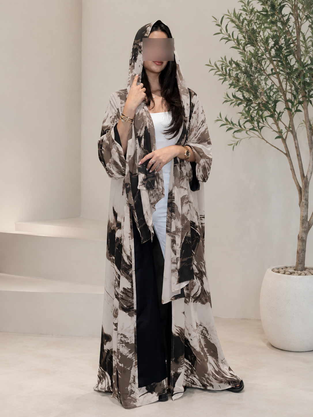 Moonflower Abaya