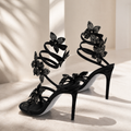 Fleur Noire Heels