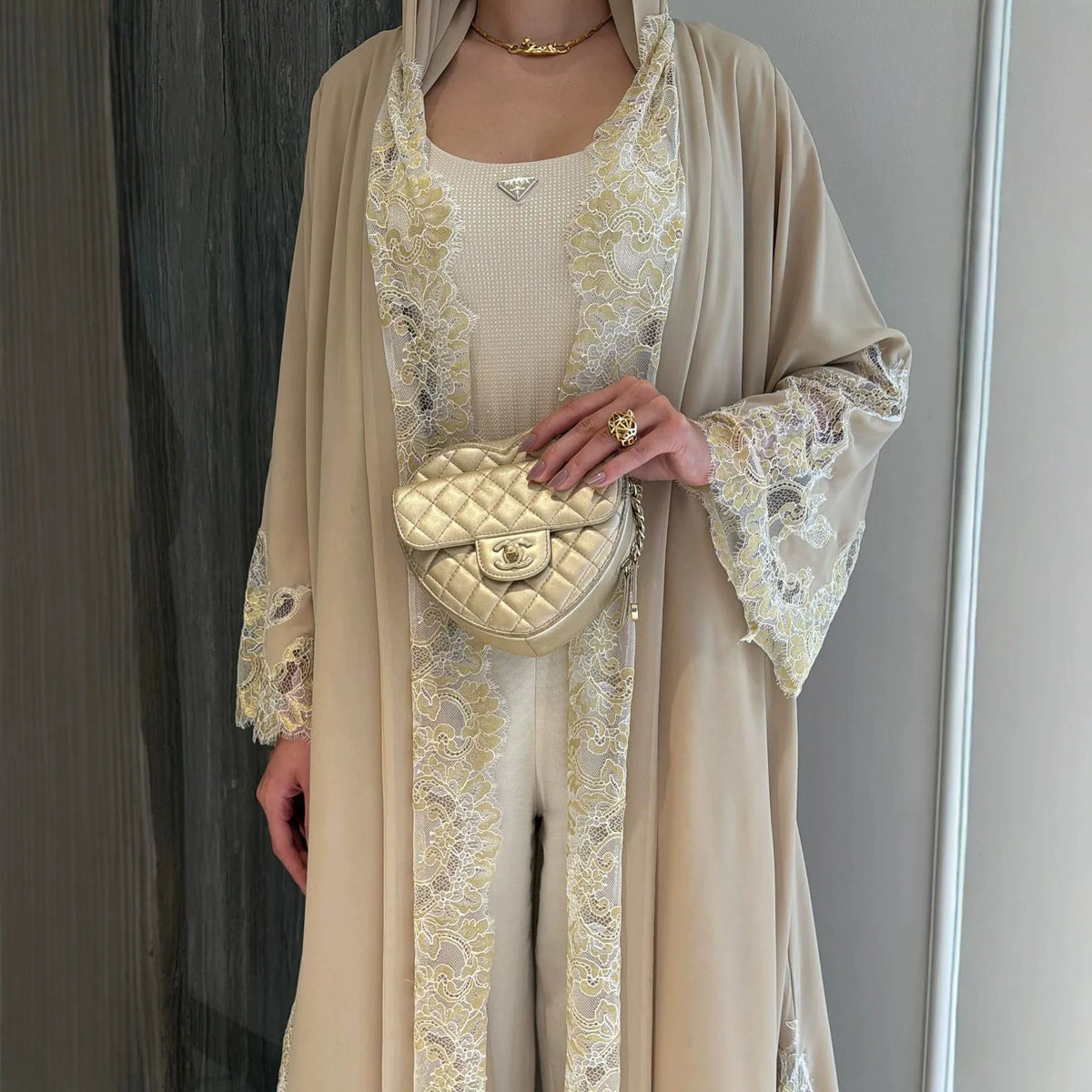 Bloom & Lace Abaya