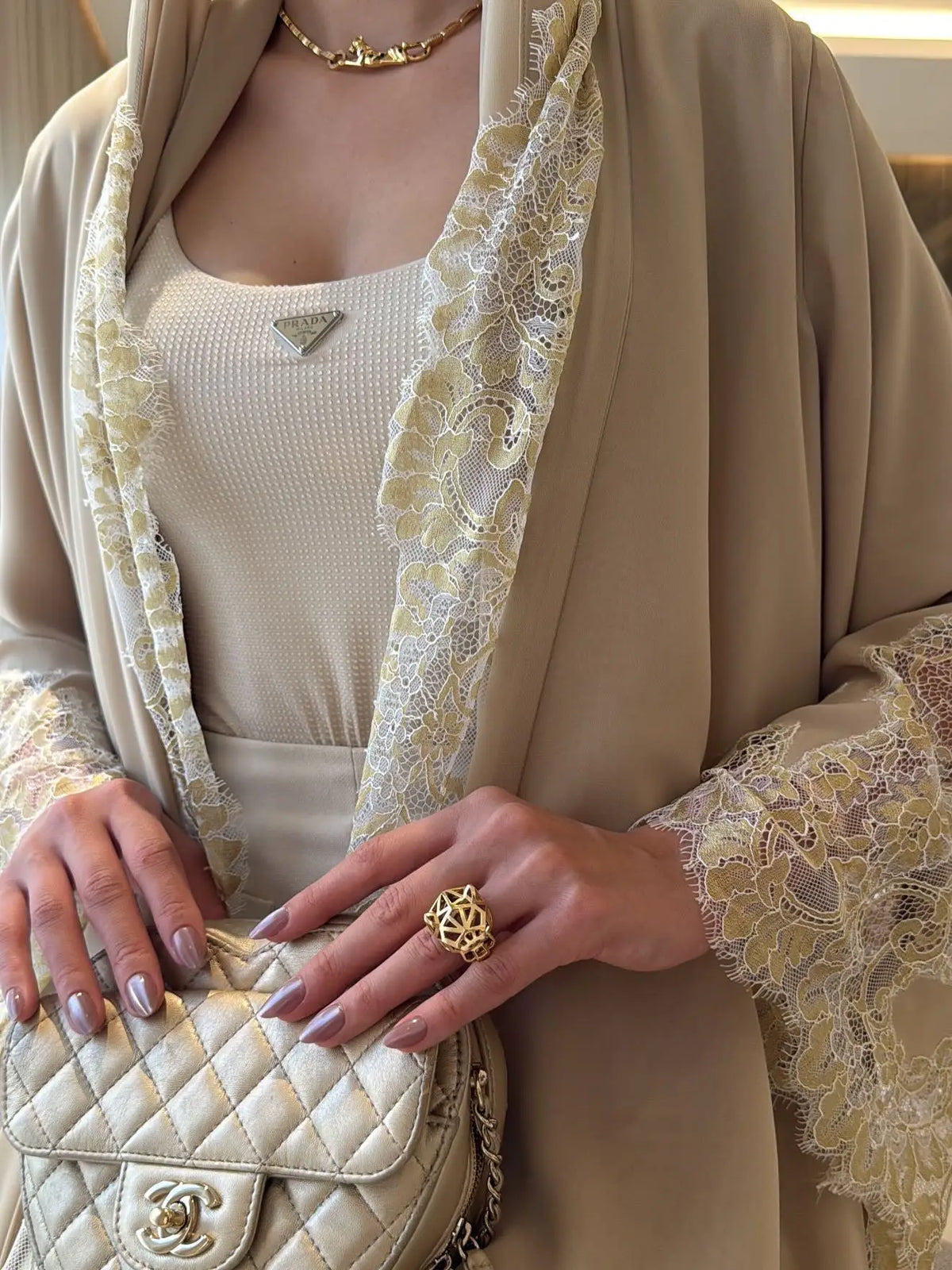 Bloom & Lace Abaya